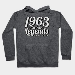 1963 Birth Year Hoodie